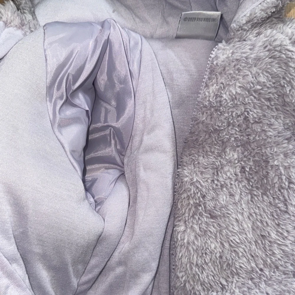 Cozy Gray Kids One Piece with Crown